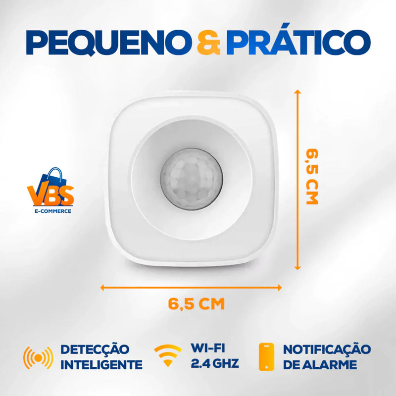 Sensor de Presença Detector Movimento Inteligente Wifi Tuya