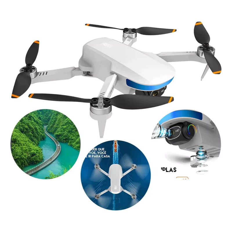 Drone WiFi 4K Ultra HD GPS com 2 Baterias