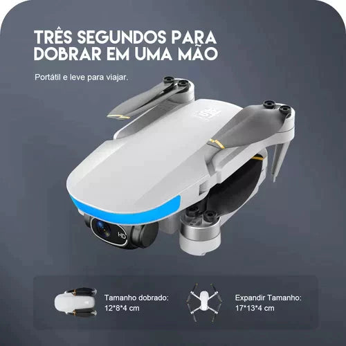 Drone WiFi 4K Ultra HD GPS com 2 Baterias